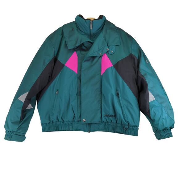 Vintage Ski-Doo Bombardier Grand Touring Snowmobile Jackets‎ Men's Size Large - Picture 1 of 9